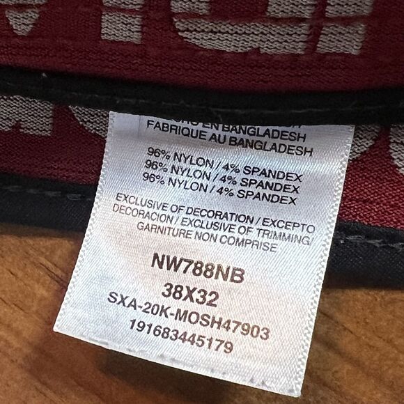 Wrangler Pants Mens 38x32 Black Outdoor Zip Pocket Stretch Nylon NW788NB Hiking - Picture 4 of 11